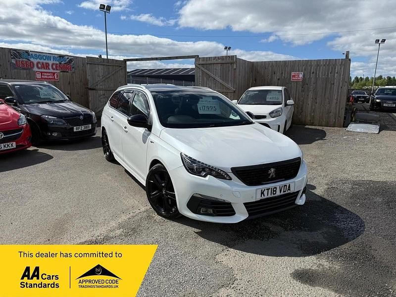 White Used 2018 Peugeot 308 GTi Estate | £6,995 (Good price) - Image 1/4