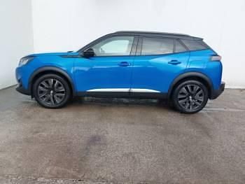 Used Peugeot e-2008 Premium 100 kW (136 HP) 2021 Blue SUV