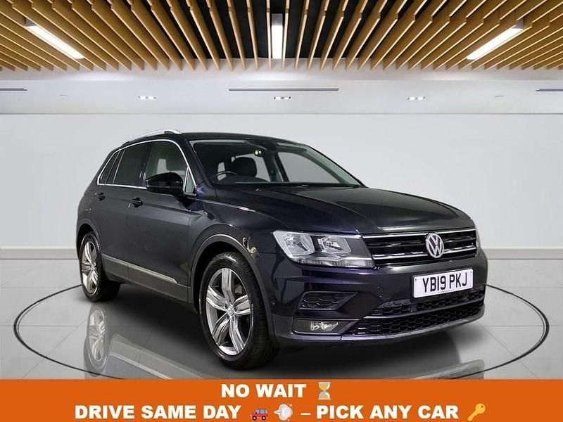 Black Used 2019 VW Tiguan Match SUV | £12,549 (Fair price) - Image 1/4