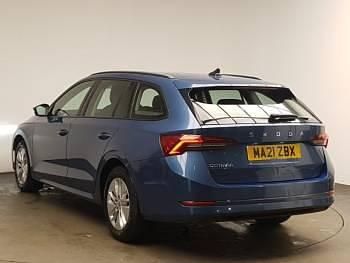 Used Skoda Octavia SE Technology 110 HP (80 kW) 2021 Blue Estate