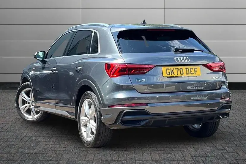Used Audi Q3 S-Line 150 HP (110 kW) 2020 Daytona grey SUV