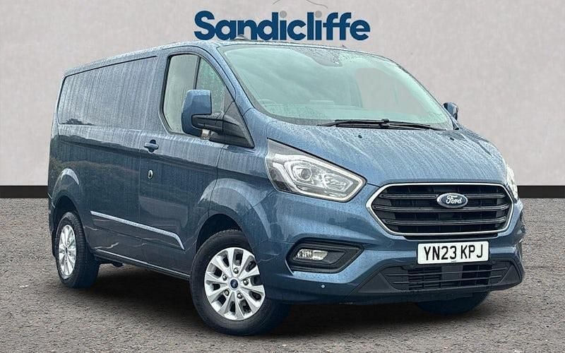 Blue Used 2023 Ford Transit Custom Limited Van | £16,000 (Fair price) - Image 1/4