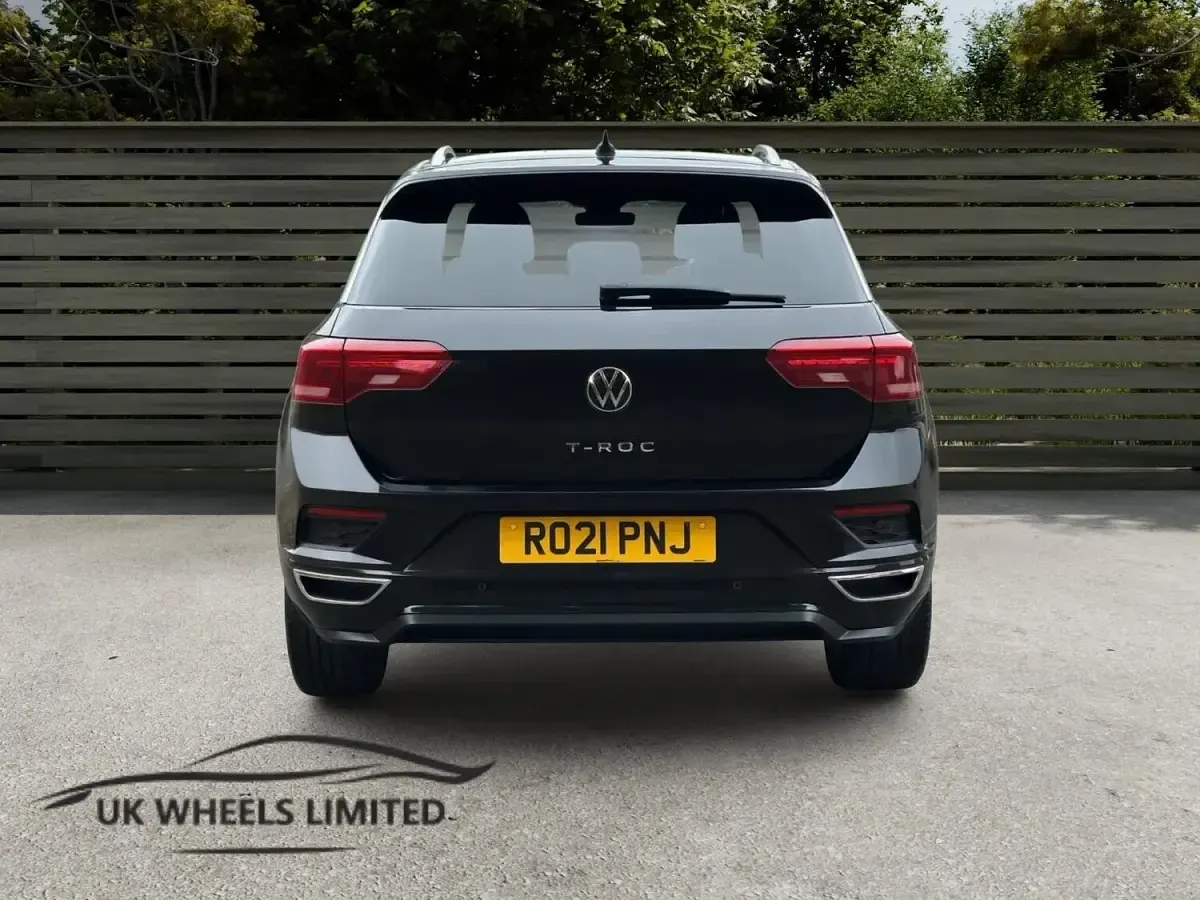Used VW T-Roc R-line 150 HP (110 kW) 2021 Black SUV