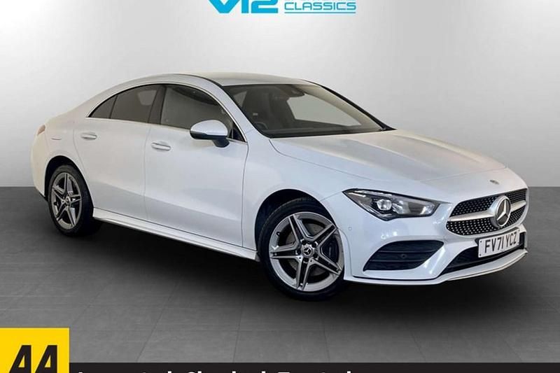 Used Mercedes CLA250e AMG line 218 HP (160 kW) 2022 White Sedan