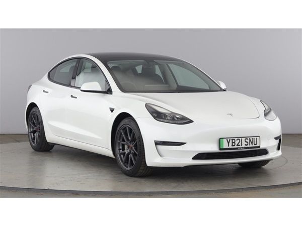 White Used 2021 Tesla Model 3 Long Range RWD Sedan | £15,750 (Fair price) - Image 1/1