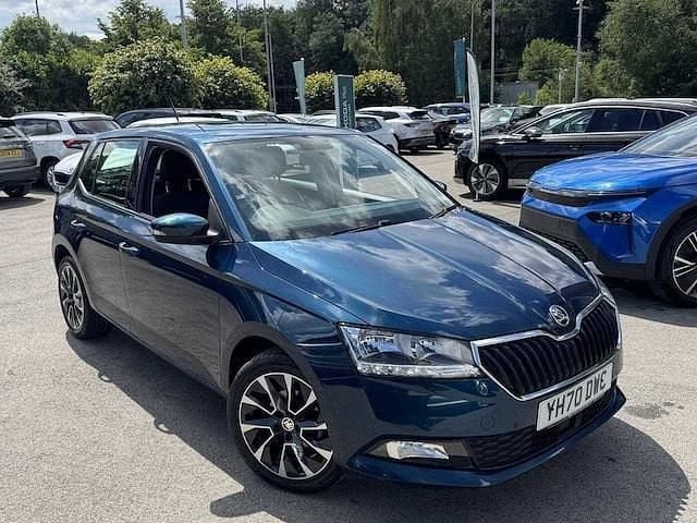 Blue Used 2020 Skoda Fabia SE Drive Hatchback | £10,900 (Fair price) - Image 1/4