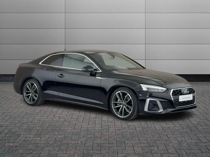 Black Used 2023 Audi A5 S-Line Coupe | £27,991 (Good price) - Image 1/4