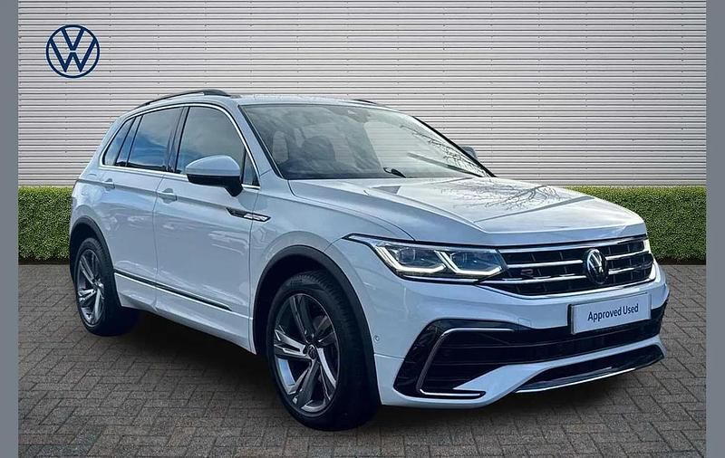 Used VW Tiguan R-line Edition 150 HP (110 kW) 2024 White SUV