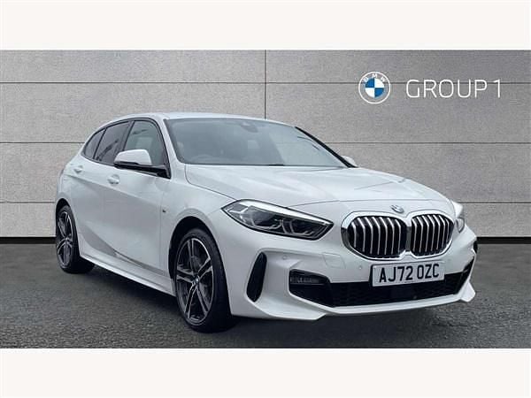 White Used 2022 BMW 118 M Sport Hatchback | £18,795 (Fair price) - Image 1/4