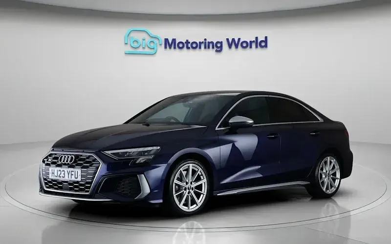 Used Audi S3 S-Line 310 HP (228 kW) 2023 Blue Sedan