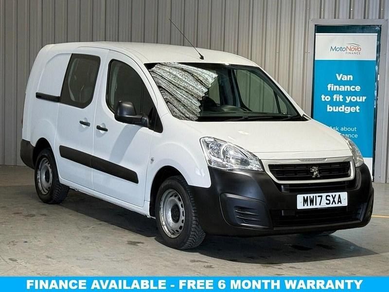 White Used 2017 Peugeot Partner S MPV | £7,985 (A bit pricey) - Image 1/4