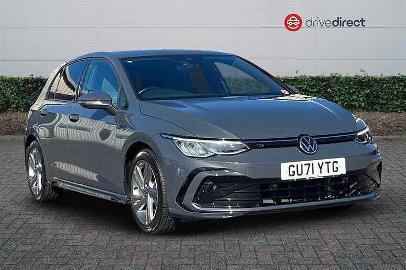 Grey Used 2021 VW Golf VIII R-line Hatchback | £18,498 (Fair price) - Image 1/4