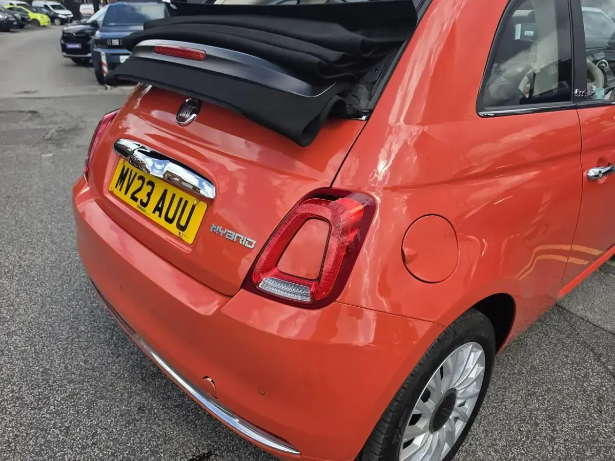Used Fiat 500C Dolcevita 70 HP (51 kW) 2023 Red Cabriolet