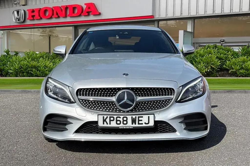 Used Mercedes C200 AMG line 2018 Silver Coupe