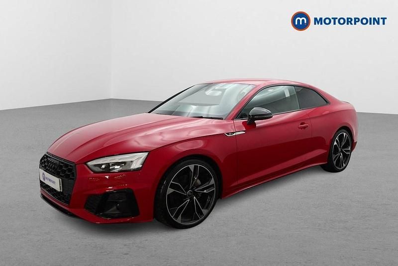 Used Audi A5 Black Edition 245 HP (180 kW) 2022 Red Coupe