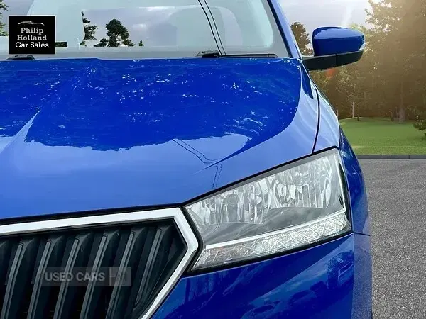 Used Skoda Fabia SE 60 HP (44 kW) 2021 Blue Hatchback