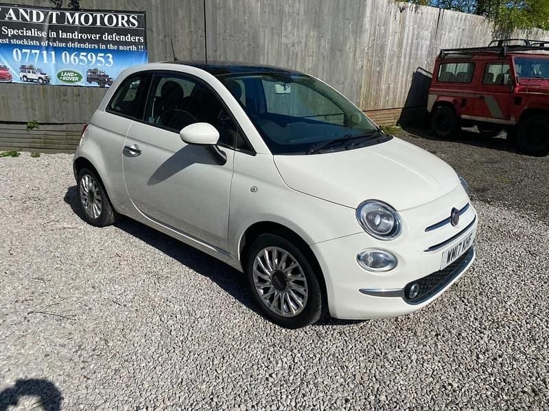 Used Fiat 500 Lounge 69 HP (50 kW) 2017 White Hatchback