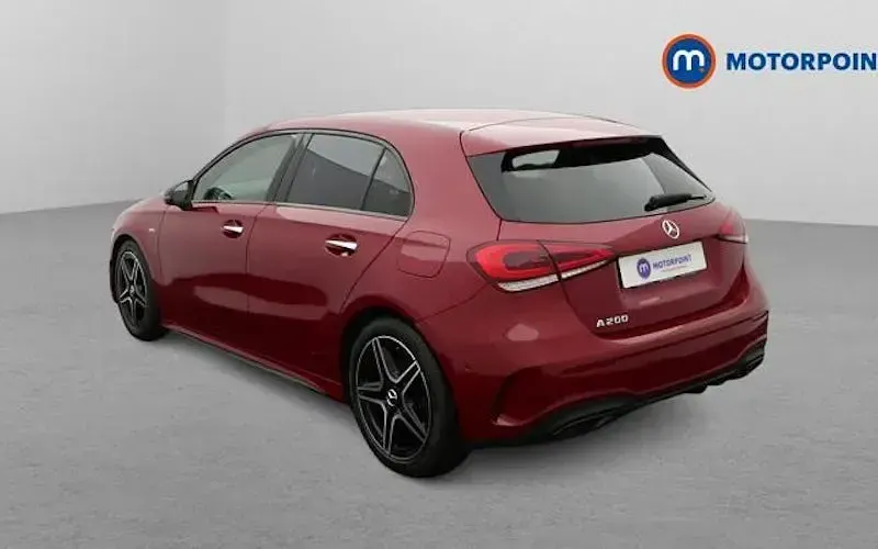 Used Mercedes A200 AMG Line Premium 163 HP (119 kW) 2022 Red Hatchback