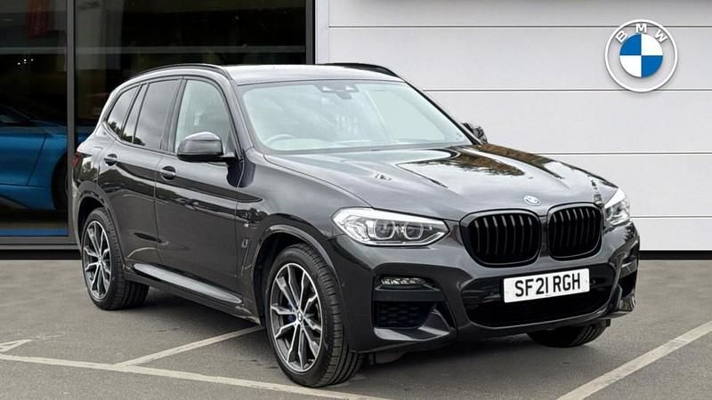 Grey Used 2021 BMW X3 M Sport SUV | £30,400 (Fair price) - Image 1/4