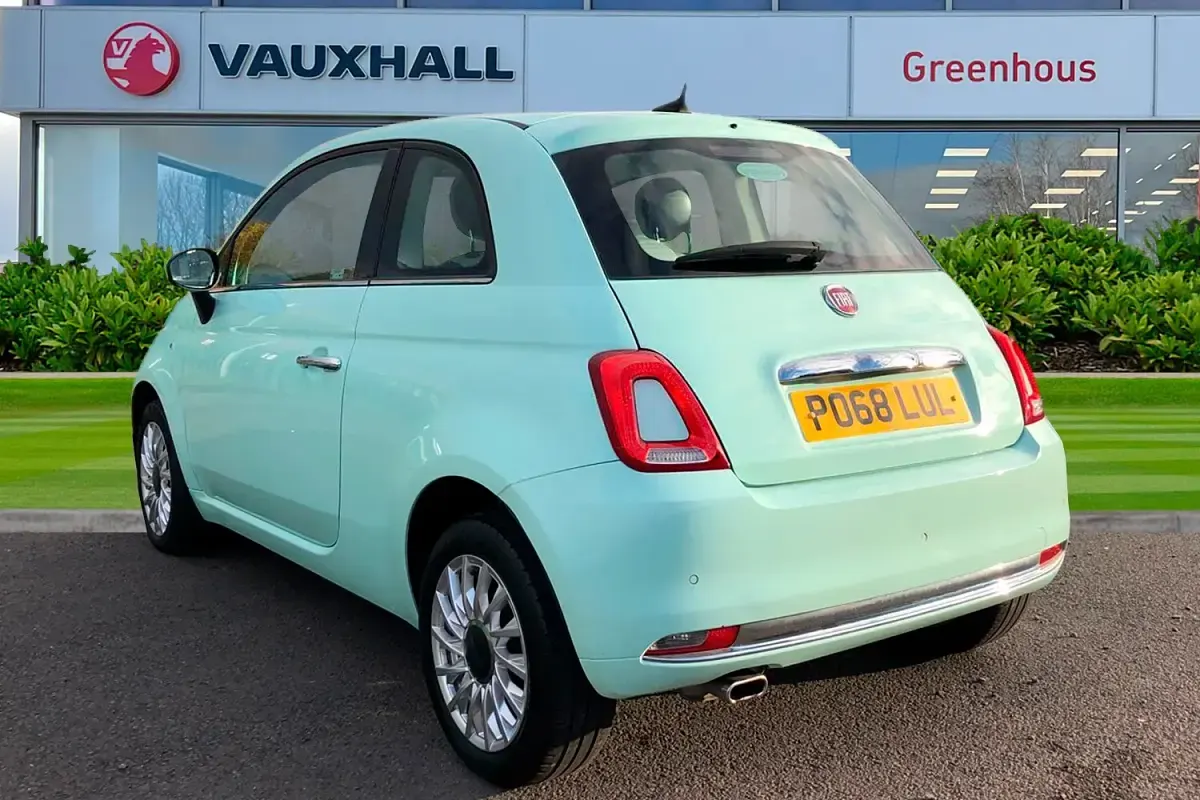 Used Fiat 500 Lounge 69 HP (50 kW) 2018 Green Hatchback
