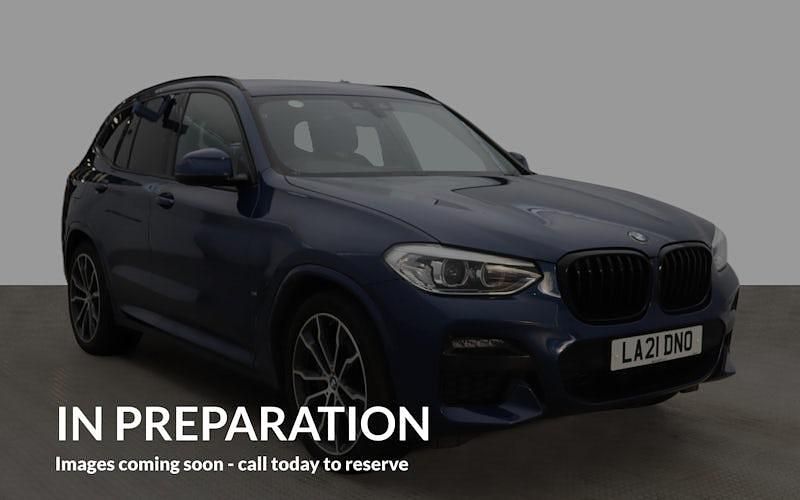 Blue Used 2021 BMW X3 M Sport SUV | £27,920 (Fair price) - Image 1/4