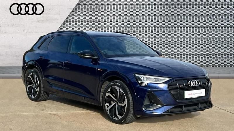 Blue Used 2021 Audi e-tron Black Edition SUV | £27,641 (Fair price) - Image 1/4