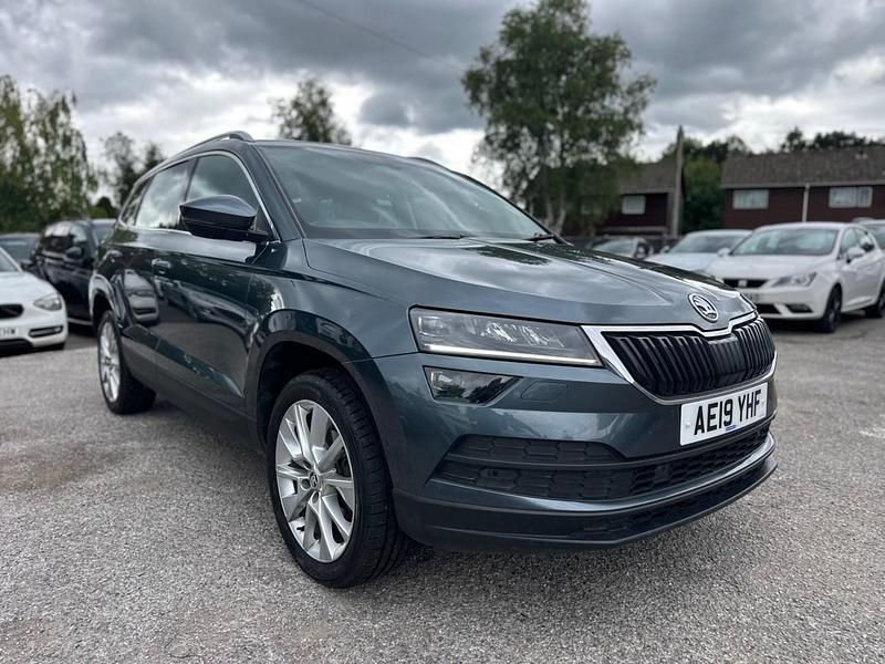 Grey Used 2019 Skoda Karoq SE L SUV | £13,295 (Good price) - Image 1/4