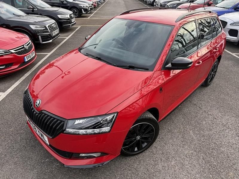Used Skoda Fabia Monte Carlo 110 HP (80 kW) 2019 Red Estate