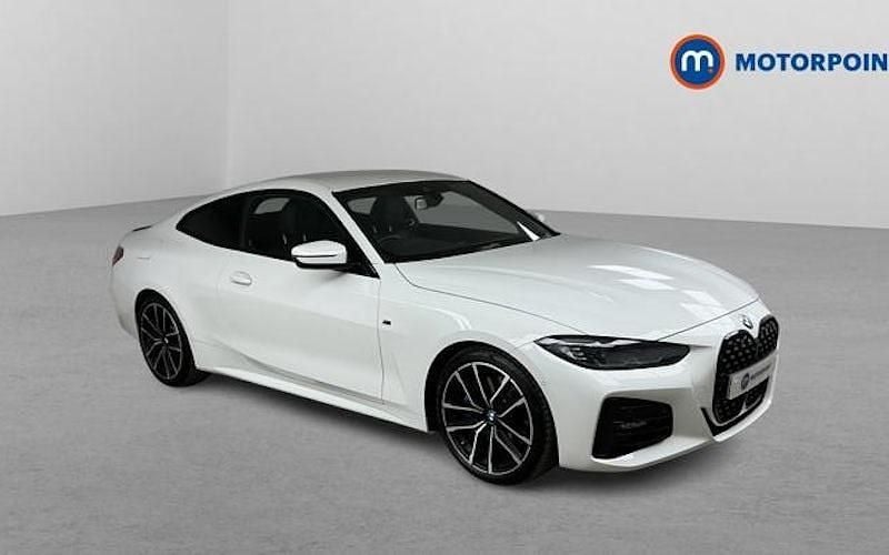 White Used 2022 BMW 430 M Sport Coupe | £26,599 (Super price) - Image 1/3