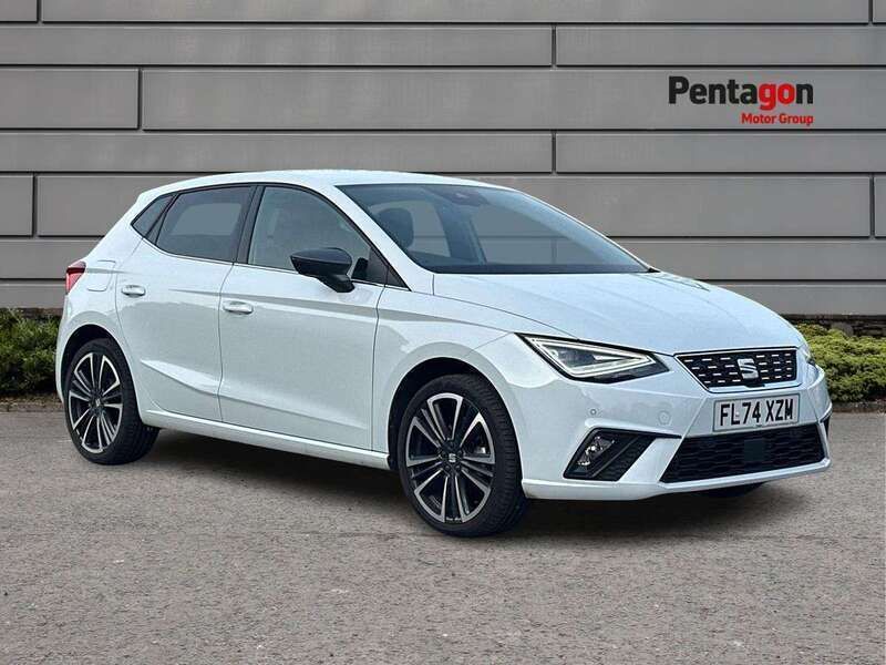 White Used 2024 Seat Ibiza XCELLENCE Lux Hatchback | £18,495 (Fair price) - Image 1/4