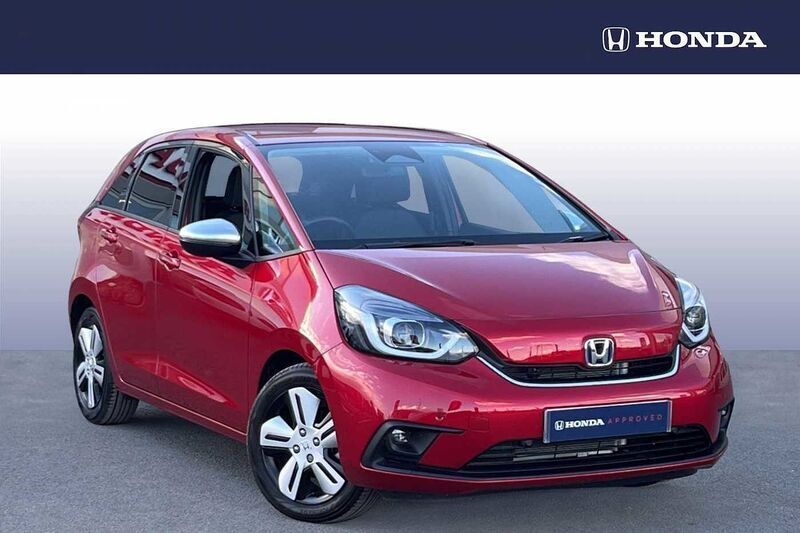 Used Honda Jazz Hybrid 109 HP (80 kW) 2021 Red Hatchback