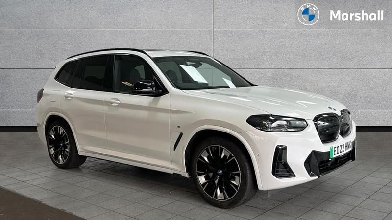 Mineral white metallic Used 2022 BMW iX3 M Sport SUV | £31,156 (Fair price) - Image 1/1
