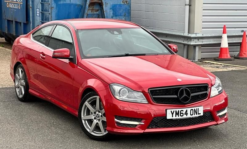 Red Used 2015 Mercedes C180 Sport Edition Coupe | £9,999 (Good price) - Image 1/4
