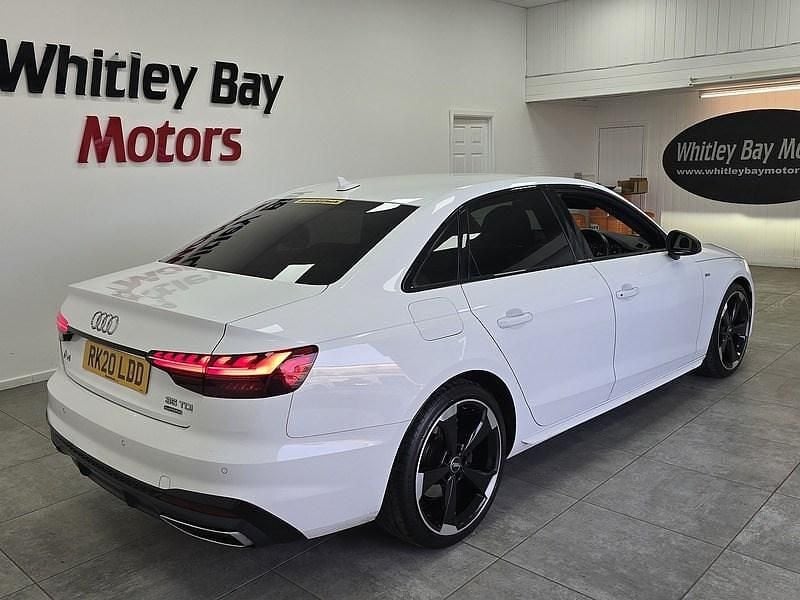 Used Audi A4 Black Edition 163 HP (119 kW) 2020 White Sedan