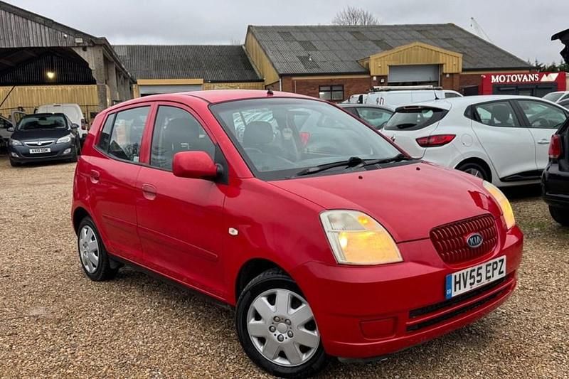 Used Kia Picanto LX 64 HP (47 kW) 2005 Red Hatchback