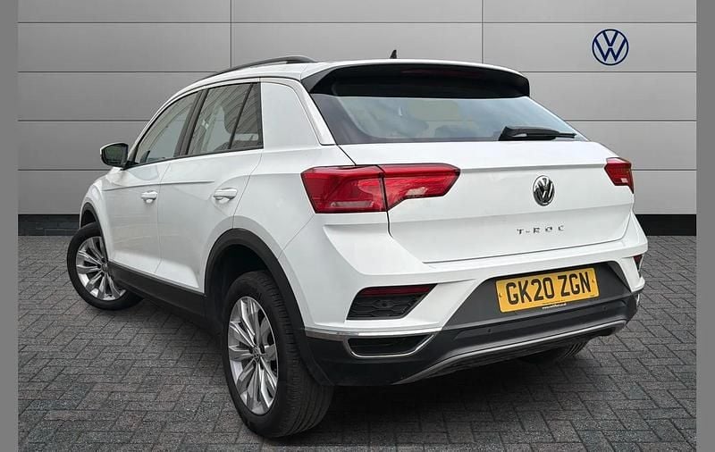 Used VW T-Roc SE 115 HP (84 kW) 2020 White SUV