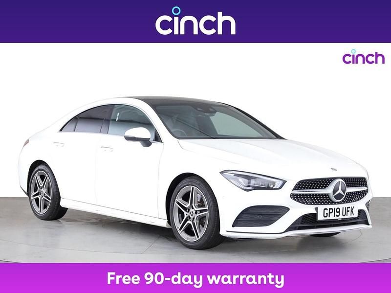 White Used 2019 Mercedes CLA220 AMG Line Premium Plus Sedan | £24,549 (Fair price) - Image 1/3