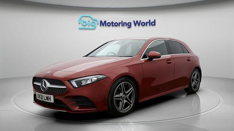 Used Mercedes A180 Executive 136 HP (100 kW) 2021 Red Hatchback