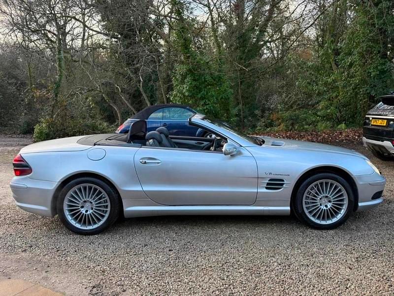 Used Mercedes SL55 AMG AMG 500 HP (367 kW) 2003 Silver Cabriolet