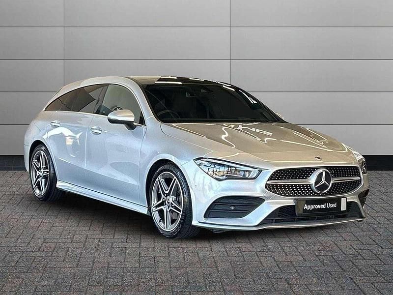 Mojave silver Used 2022 Mercedes CLA180 AMG Line Premium Plus Sedan | £23,795 (Good price) - Image 1/4