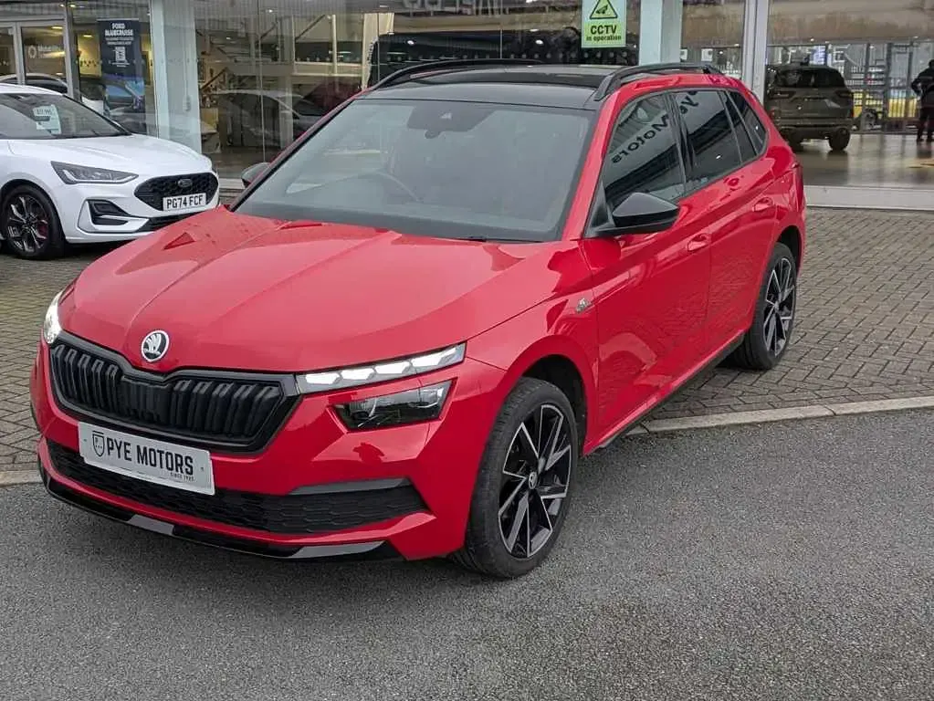 Used Skoda Kamiq Monte Carlo 150 HP (110 kW) 2023 Red SUV