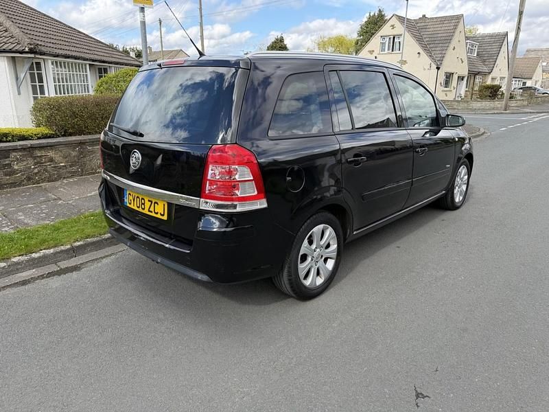 Used Vauxhall Zafira 150 HP (110 kW) 2008 Black MPV