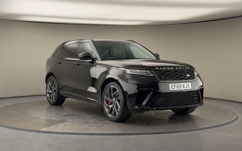 Santorini black Used 2020 Land Rover Range Rover Velar SVAutobiography Dynamic Black SUV | £42,700 (Fair price) - Image 1/4