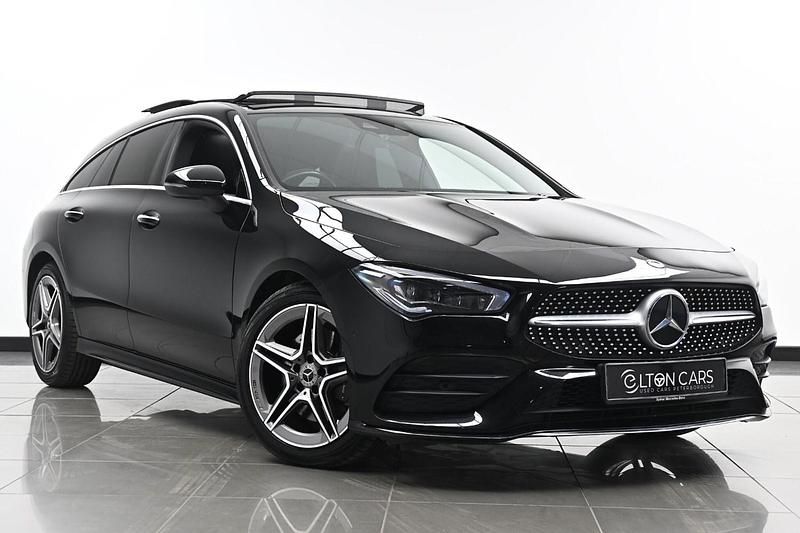 Used Mercedes CLA220 Shooting Brake AMG line 2020 Black Estate
