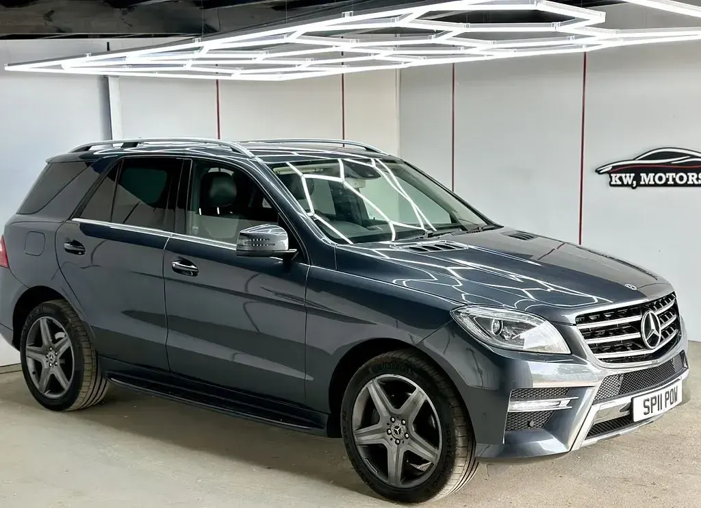 Used Mercedes ML350 AMG line 258 HP (189 kW) 2015 Grey SUV