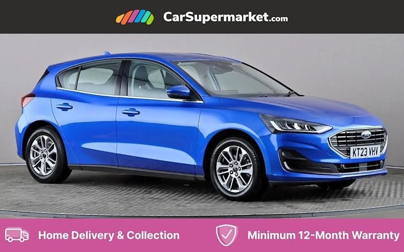 Blue Used 2023 Ford Focus Titanium Hatchback | £14,497 (Fair price) - Image 1/4