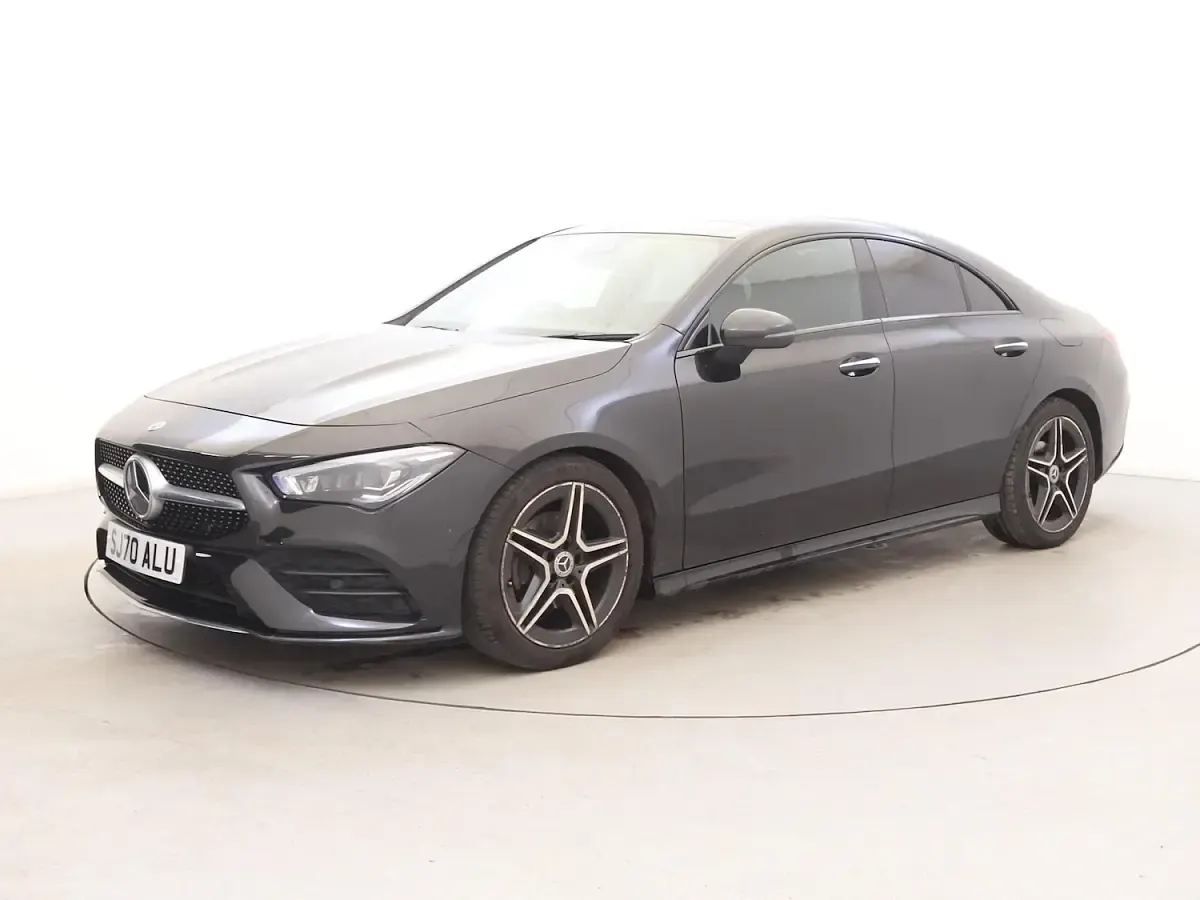 Used Mercedes CLA180 AMG Line Premium Plus 136 HP (100 kW) 2020 Black Coupe