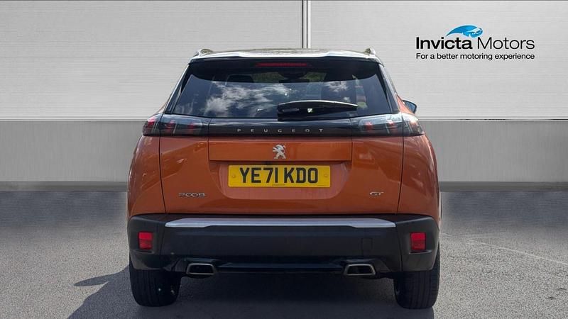 Used Peugeot 2008 GTi 131 HP (96 kW) 2021 Orange fusion metallic SUV