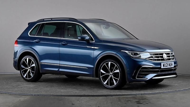 Used VW Tiguan R-line 150 HP (110 kW) 2021 Blue SUV