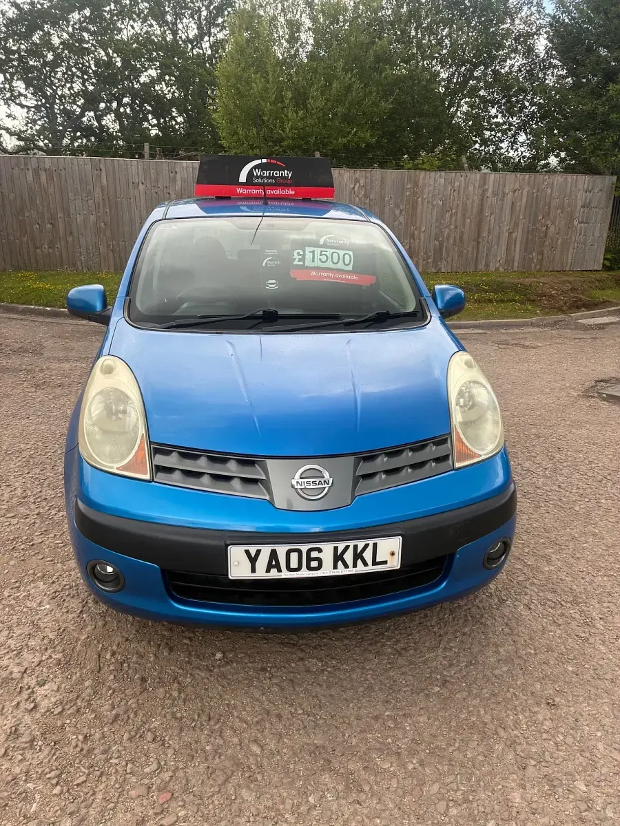 Used Nissan Note SE 88 HP (64 kW) 2006 Blue Hatchback